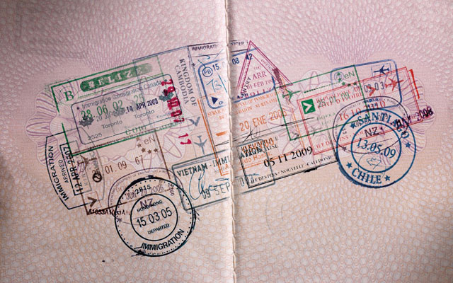 Espiritu Wanderlust - visado de turista para Tailandia - pasaporte sellos